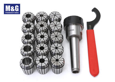 High Accuracy Milling Machine Accessories ER Collet Set With Clamping Nut