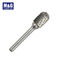 High Speed Hss End Mill Carbide Burr Cylinder With Ball Top Stable Performance